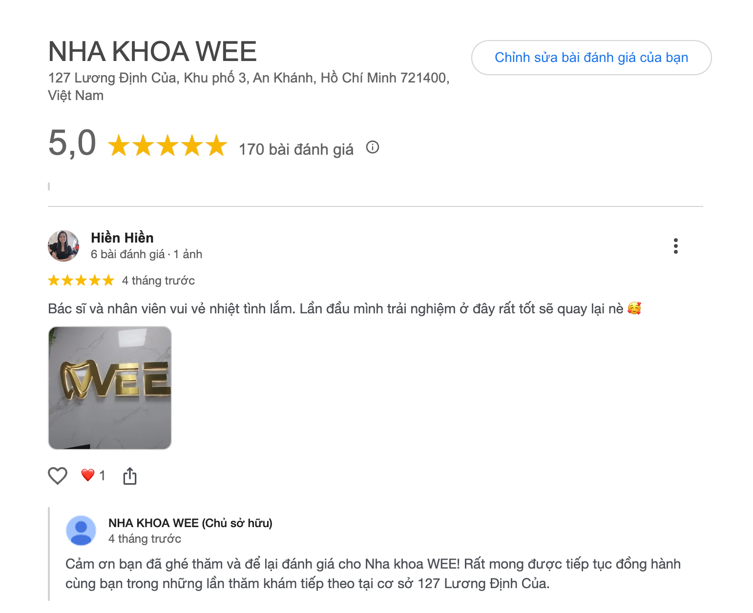 phản hồi từ khách hàng