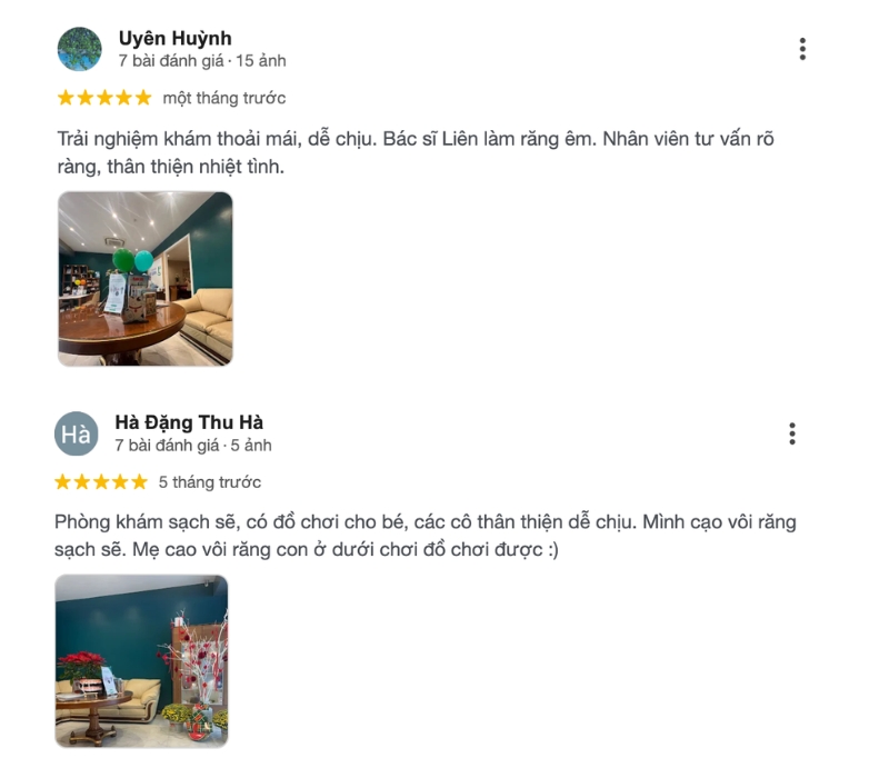 Đánh giá khách hàng về Nha khoa Lan Anh